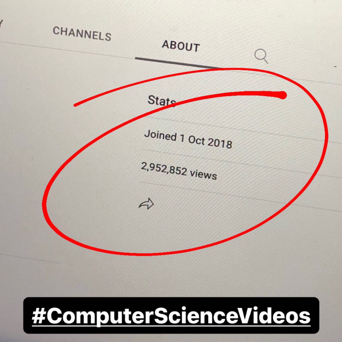 ComputerVideos's tweet image. It’s exactly 5 years ago today, history was created! #ComputerScienceVideos was brought to life and since then, we have amassed:
- 3 Million Video views
- 3.7K Subscribers
- 55K Watch time (Hours)
- Upload 1780 videos
#TheRestIsHistory #ComputerScienceMajor #5YearAnniversary