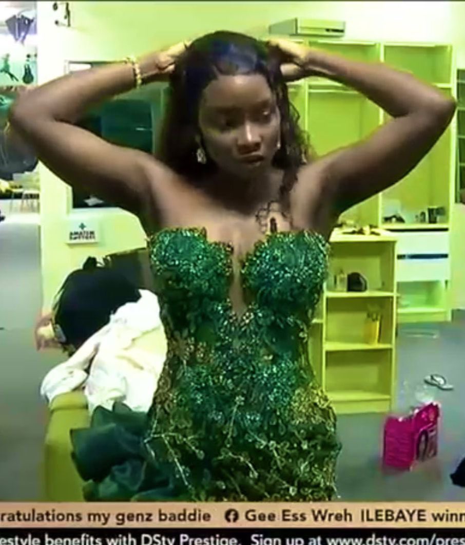 Phyna_Stan247's tweet photo. Our Ilebaye the Gen Z mathematician our small 🌶️🌶️ the atarodo 🌶️🌶️ of the season looking the a billion dollars 💵 and the gorgeous Winner that she is 🥰 I am so happy CONGRATULATIONS 🎉🎊 

#bbnaijaAllstars 
#Bbnaija https://t.co/CibYnsj6xp