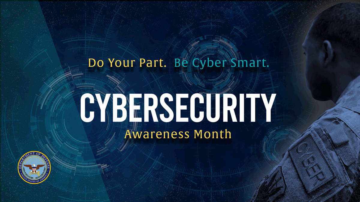 October is #CybersecurityAwarenessMonth! Let's prioritize digital safety and spread awareness about cyber threats. Knowledge is our best defense in this digital age. Stay informed, stay secure.