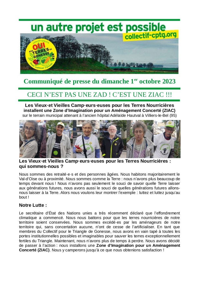 CPTGonesse's tweet photo. #ZIAC de l'Est du @valdoise : vieilles campeuses et vieux campeurs réclament un débat public sur la localisation de la Cité Scolaire de l'Est du @valdoise prévue sur les terres fertiles du Triangle de #Gonesse, en bout de pistes des aéroports du Bourget et de Roissy. https://t.co/jKgzJh8zYK