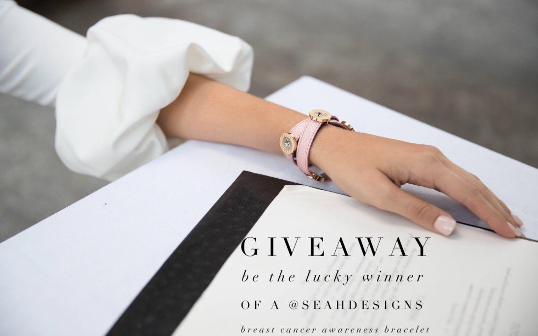 seahdesigns's tweet photo. https://t.co/rsvP4dTXly sign up for our newsletter for your chance to WIN A pink breast cancer awareness bracelet 🎀  #BreastCancer #Pinktober #GiveawayAlert #Giveaway #sundayvibes #seahdesigns  (terms and conditions may apply valid for USA residents only, no purchase necessary ) https://t.co/cekOt8aIRq