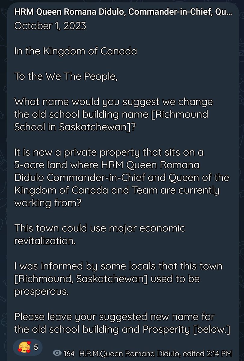 DrSarteschi's tweet photo. Feeling bad for the people of Richmound https://t.co/jPbc11Wipr