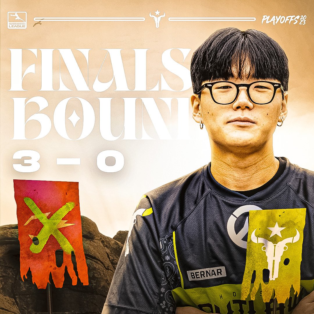 GRAND FINALS BABYYY 💚

Mit einem 3 : 0 gegen <a href="/Hangzhou_Spark/">Hangzhou Spark</a> ziehen wir ins Finale ein und haben die Chance #OverwatchLeagueChampion2023 zu werden 💚

#AnteUp | #OWL2023