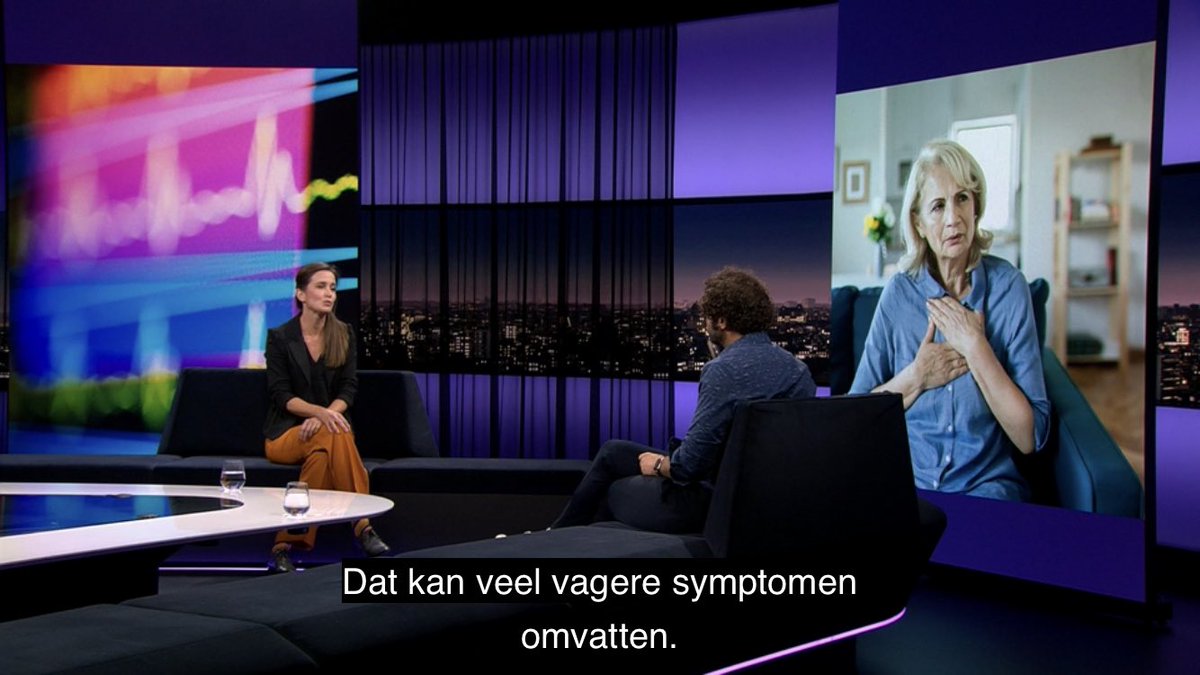 Fantastic to see my mentor shine on national TV @vrtnws highlighting sex differences in heart disease & @UZAnieuws women’s heart clinic 👏👏👏 #CVPrev #EAPC_ESC