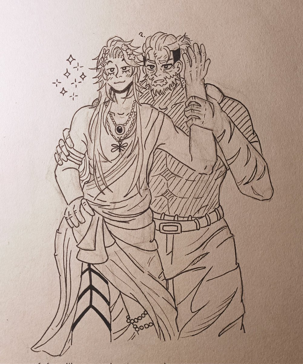 Kings_clowns's tweet photo. Dibujo ApoLeo hecho con mi corazón! 💖💙✨
Realmente amo mucho a los dos y ya quería dibujarlos de nuevo 🥹✨
Espero les guste🤧✨♥️🫰!

#終末のワルキューレ
#RecordofRagnarok 
#shuumatsunovalkyrie 
#Apolo #Leonidas https://t.co/20iwEiT8R1