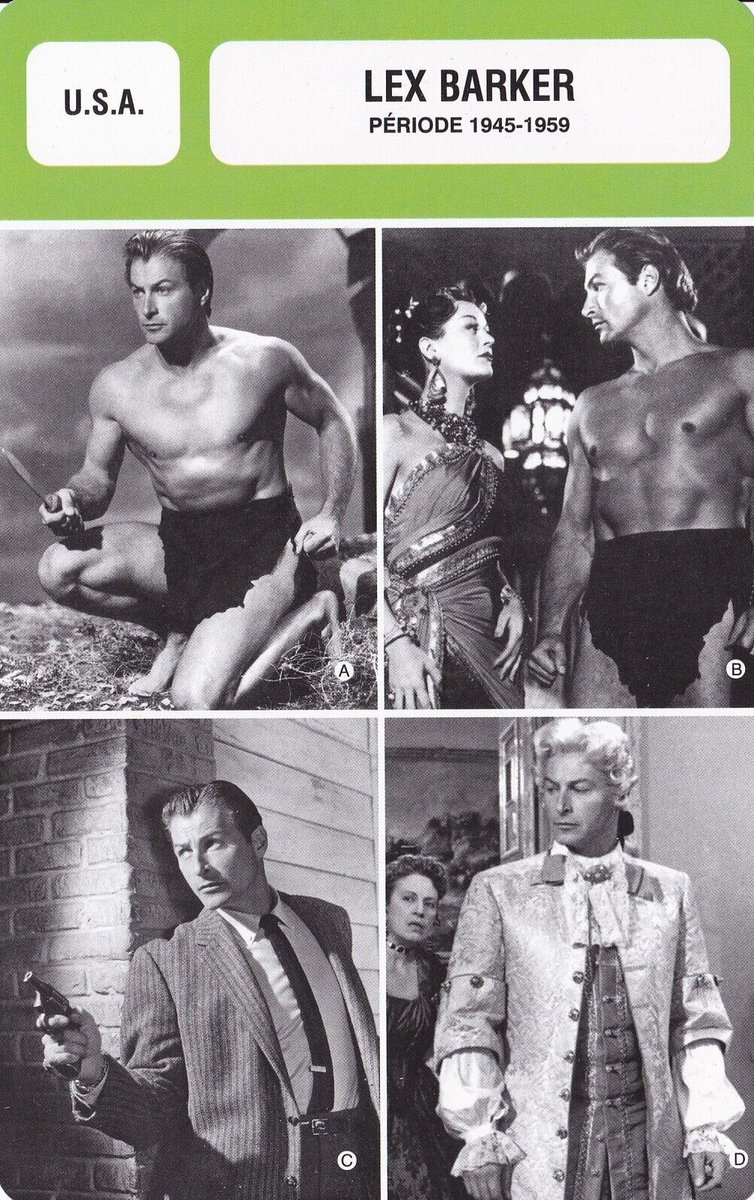 Cinephemeride's tweet photo. Ce soir diffusion sur Arte du western #ElPerdido avec #RockHudson et #KirkDouglas suivi d'un documentaire consacré à l'acteur #LexBarker intitulé Lex Barker: de Tarzan au playboy de westerns. https://t.co/LiU2RiYXz2 https://t.co/LqAHbmaxDT