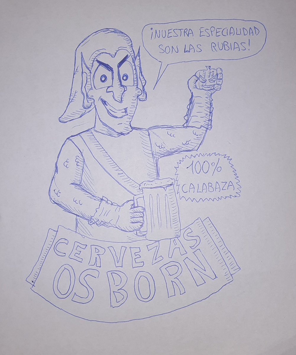 Vik_Hipe's tweet photo. Va, comparto esta chorrada en honor del inicio del #Inktober https://t.co/8SYnkAQEV2