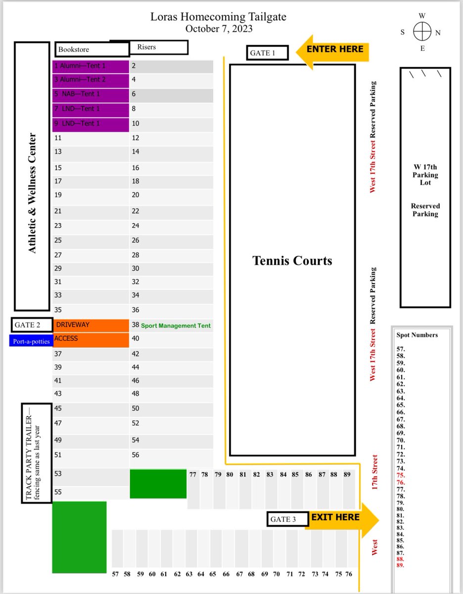 Attention Loras SMG students and Loras SMG Alumni!! 🟣🦅🟡
 
We have a spot at the Homecoming tailgate from 10:30-1:30! We will have free burgers, hot dogs, &amp; water! 

Come hangout and get a chance to meet our new professor Dr. Heo!

 Spot #38, see you there! #goduhawks