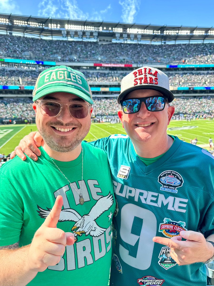 dasjoshua's tweet photo. Took the legend himself @ToddRadom aka the Toddfather to his first @Eagles game today. Go Birds! https://t.co/6BlVa3am7J