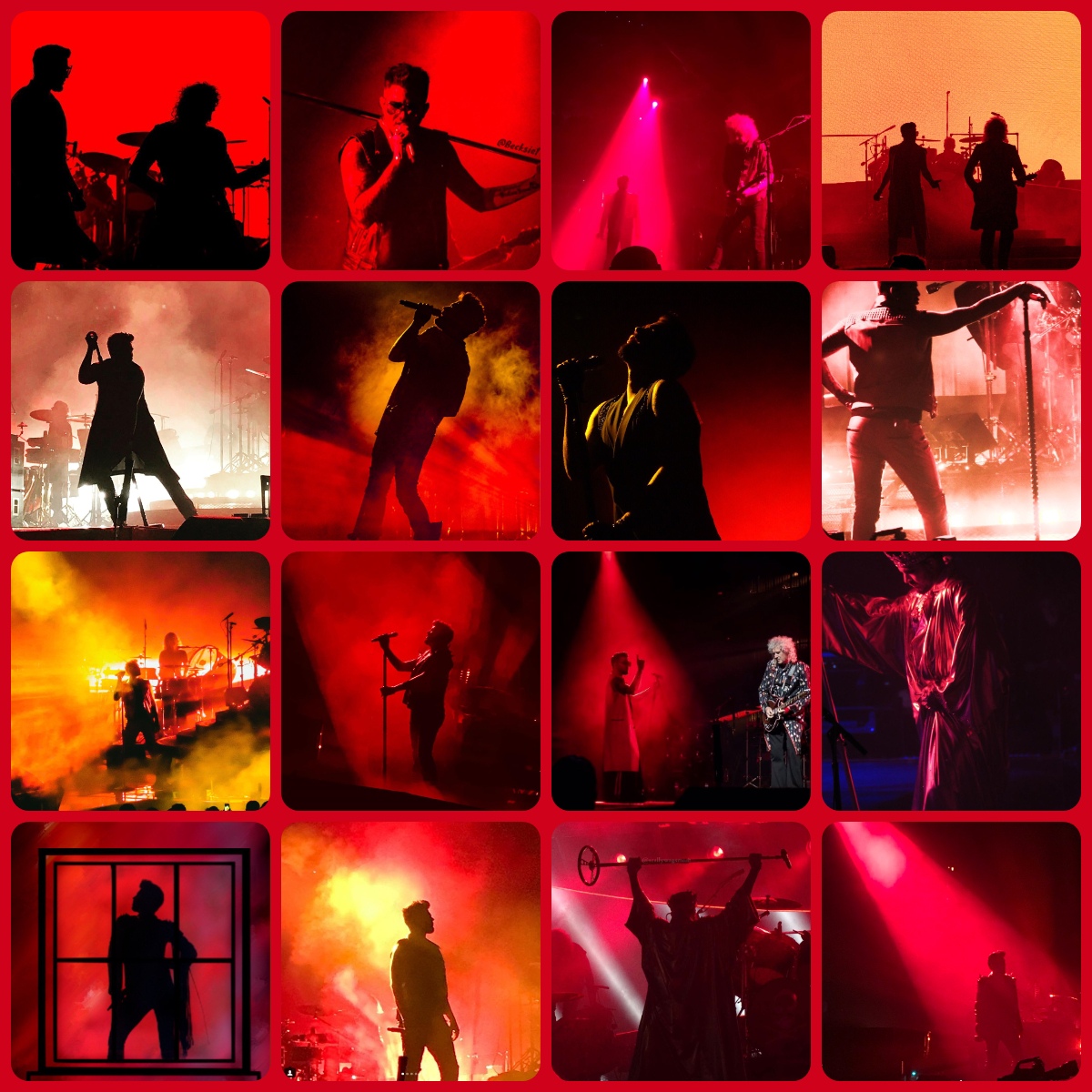dianik_bg's tweet photo. 👑Queen + Adam Lambert🦄🎤
North American #RhapsodyTour 2023 approaches...
My mood in a series of collages "Silhouettes" Red
📸Credit to owners
@DrBrianMay @OfficialRMT @adamlambert @QueenWillRock #Glamberts #Queenberts https://t.co/Qk9PtAGTzV