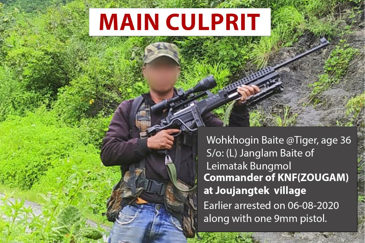 dhiraj_luwang's tweet image. Kuki militants who have violated Ground Rules, along with other accused were arrested today from Churachandpur in connection with the abduction and murder of the two students, Linthoingambi and Hemanjit. They have been flown to Guwahati by CBI after Manipur Police and Indian Army…