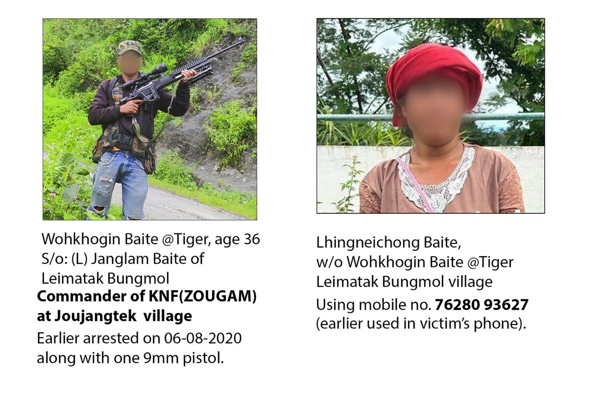 dhiraj_luwang's tweet image. Kuki militants who have violated Ground Rules, along with other accused were arrested today from Churachandpur in connection with the abduction and murder of the two students, Linthoingambi and Hemanjit. They have been flown to Guwahati by CBI after Manipur Police and Indian Army…