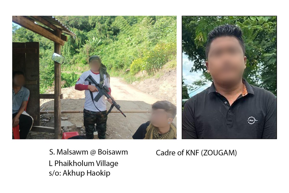 dhiraj_luwang's tweet image. Kuki militants who have violated Ground Rules, along with other accused were arrested today from Churachandpur in connection with the abduction and murder of the two students, Linthoingambi and Hemanjit. They have been flown to Guwahati by CBI after Manipur Police and Indian Army…