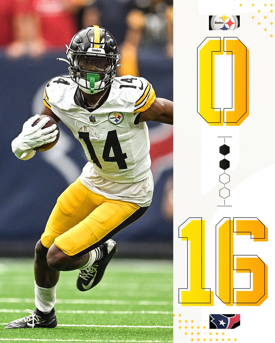 steelers's tweet photo. Halftime. #PITvsHOU https://t.co/dtUKyrdHFR