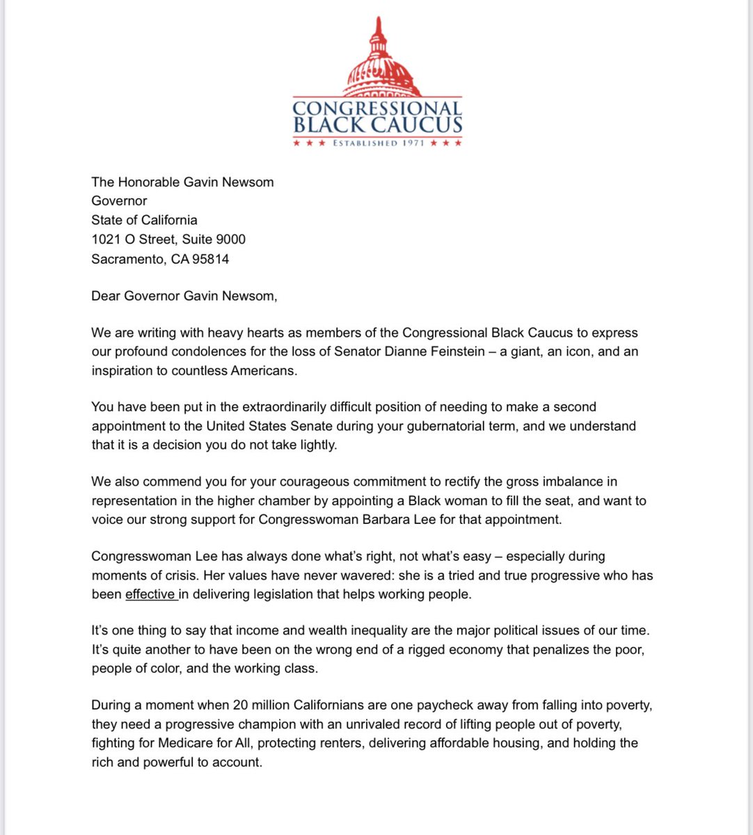 Congressional Black Caucus (CBC) tweet media
