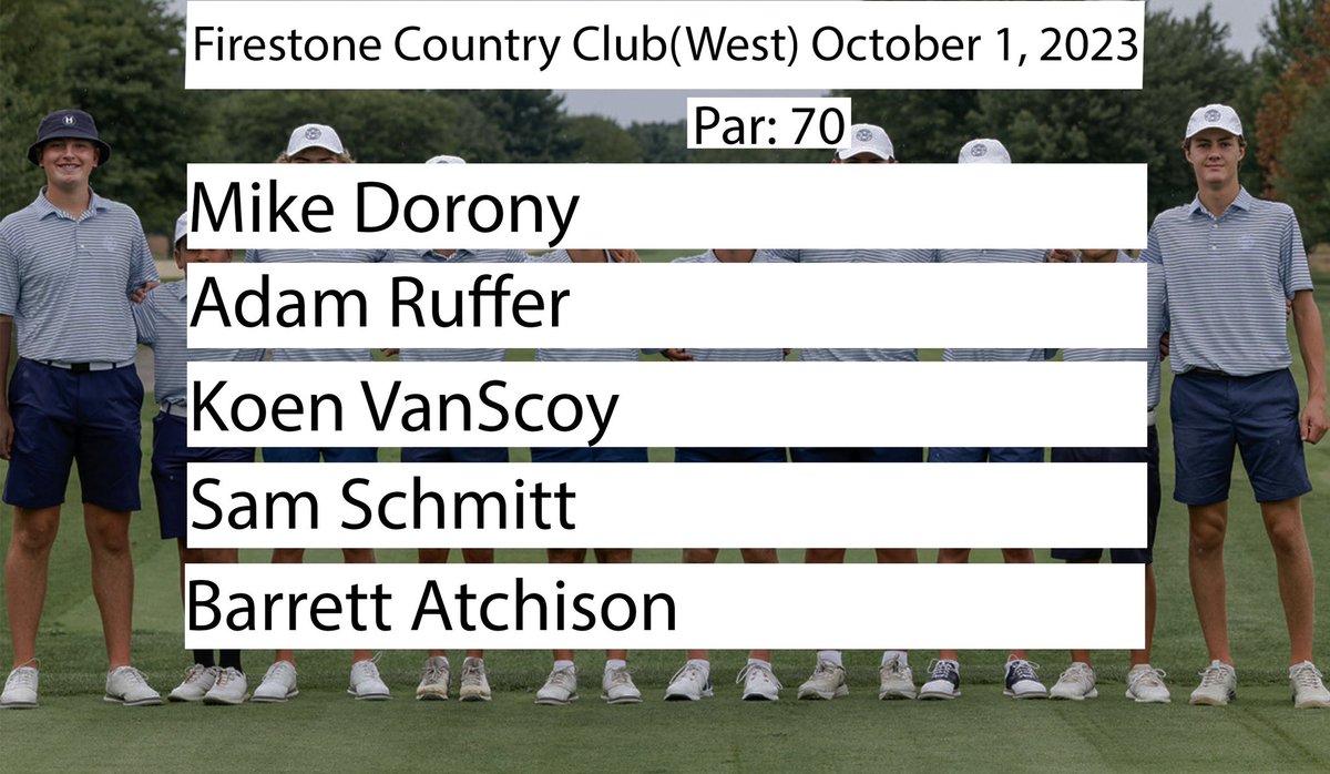 Hudson Boys Golf tweet media