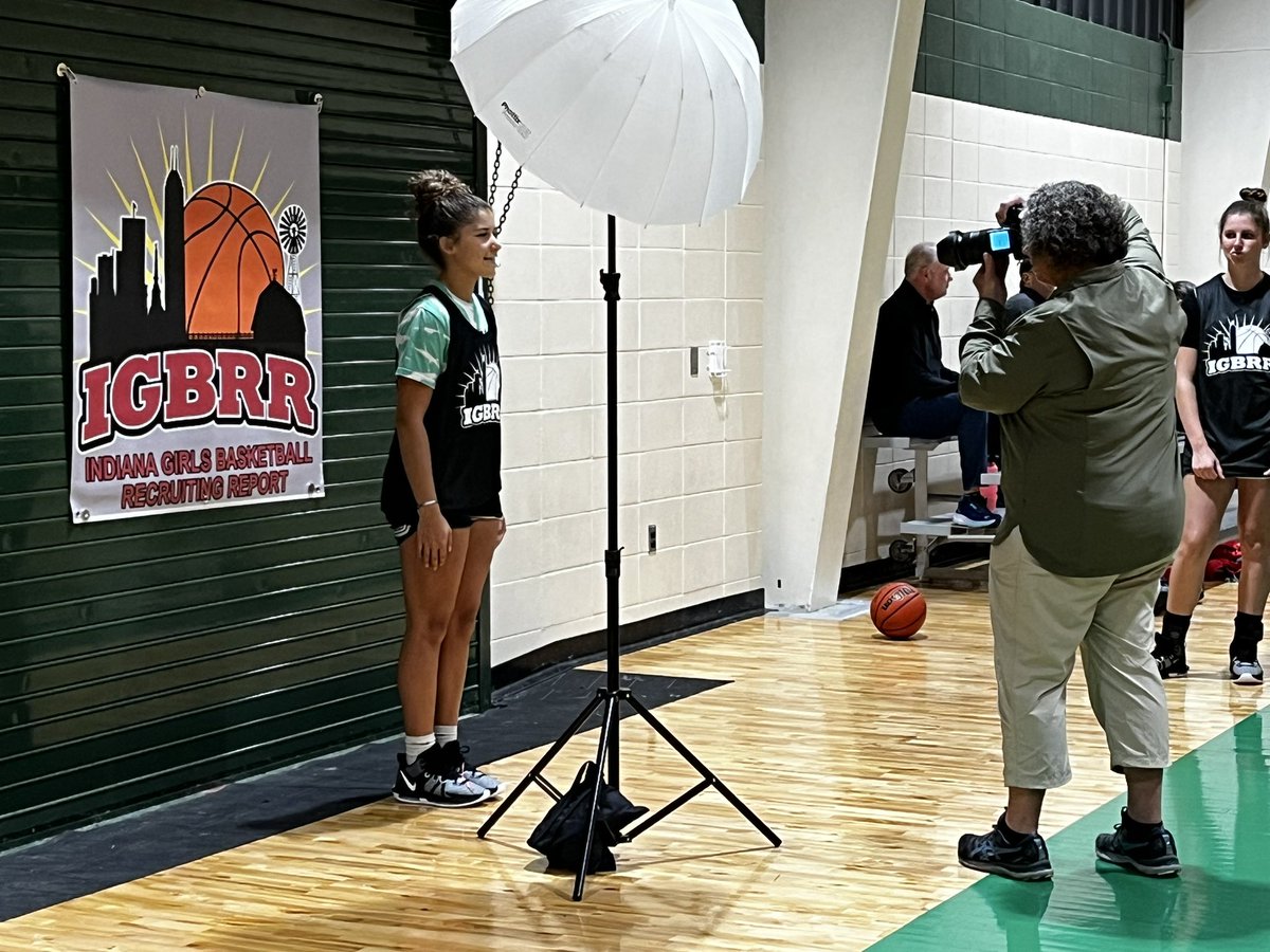 GirlsYorktown's tweet photo. An early morning for these 3 Yorktown Lady Tigers. Olivia, Addy, and Lilly are competing in the IGBRR 2023 Preseason Prospect Camp at Triton Central HS. Headshots are done, time to work. Have fun and play hard ladies! #PPC23 https://t.co/tfdtU3zlGN