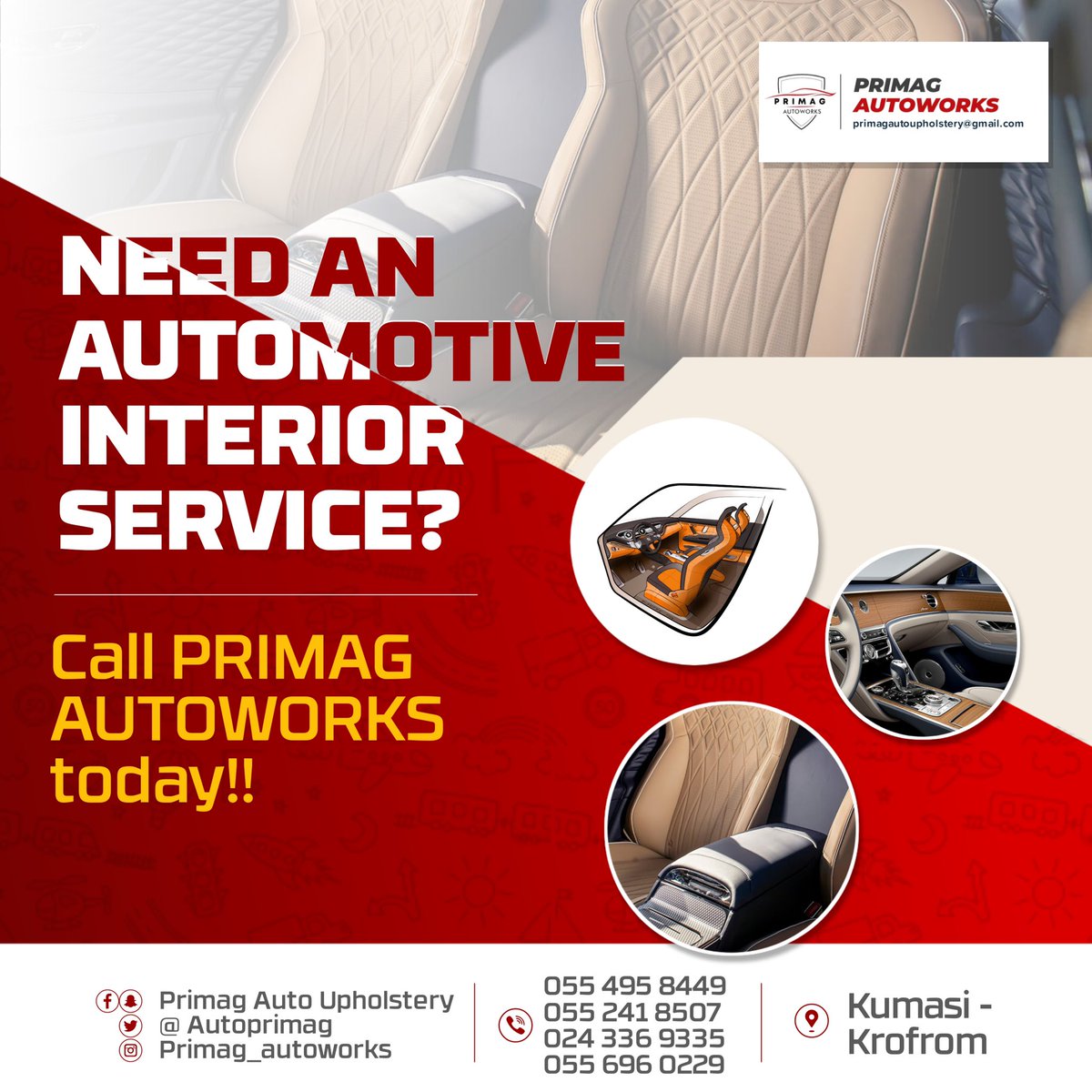 When it comes to upholstery services, PRIMAG is your go-to choice. Contact us today for a makeover that suits your style and comfort. #PRIMAGUpholstery #ReviveYourSpace #UpholsteryExperts