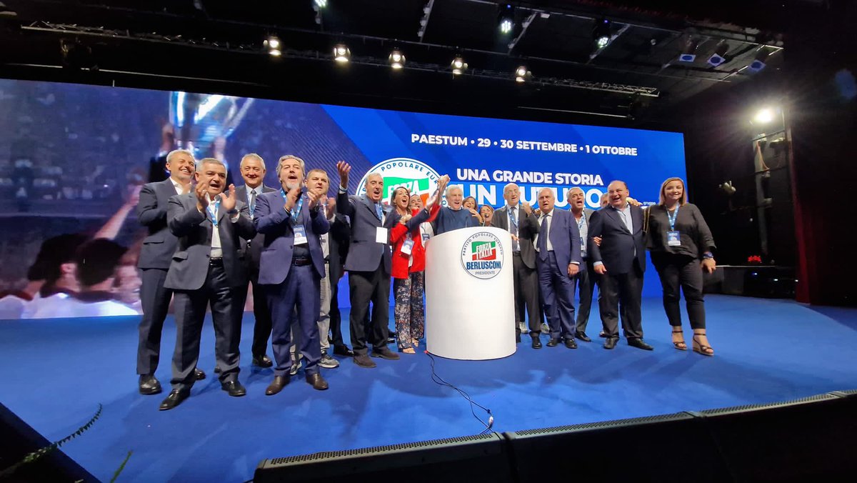 gasparripdl's tweet photo. Paestum 2023, una grande storia. 
Viva @forza_italia! 
#1ottobre https://t.co/LTPEKPI2Ut
