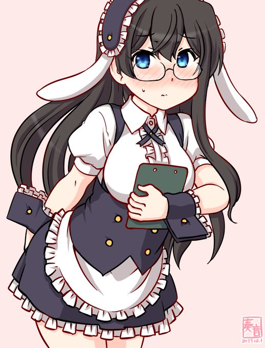 「改装された大淀どうですか?
 …どうですかって聞いてるのに。もうっ!///」

#艦これ版真剣お絵描き60分一本勝負_20231001
#大淀 