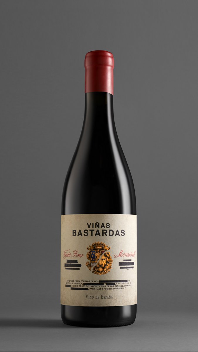 Hemos vuelto a hacerlo. Y esta vez es mucha tela. Nuevo Viña Bastardas. 50% Ribera del Duero, 50% Murcia.