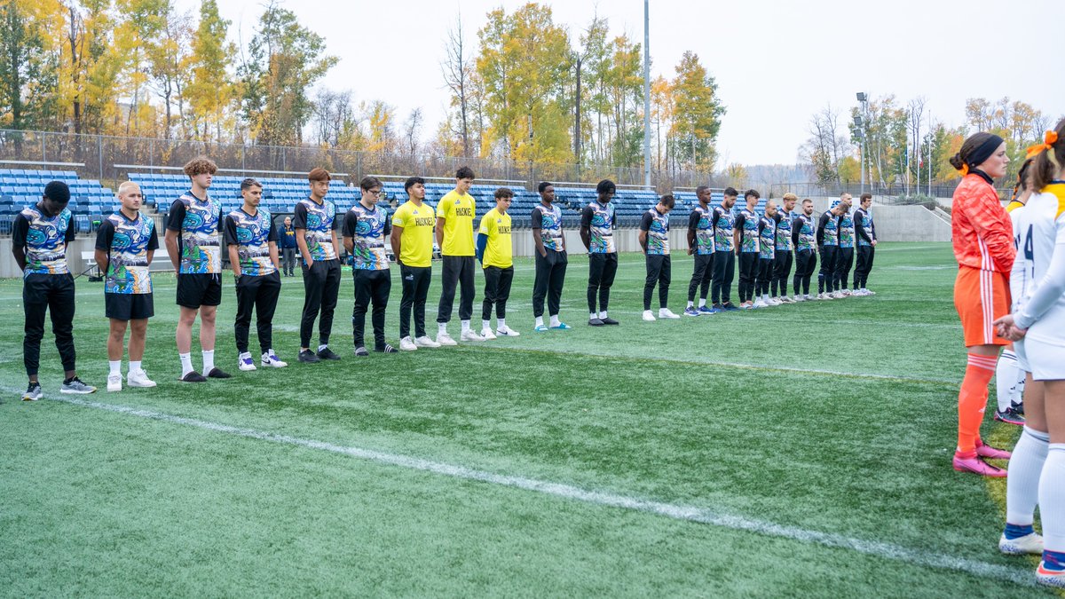 The Huskies Soccer teams’ &amp; <a href="/CUE_Athletics/">Concordia Athletics</a> were joined by Elder Lorraine Albert to give the blessing Saturday in remembrance to honour the residential school Survivors and all the lives and families impacted by the residential school system in Canada.