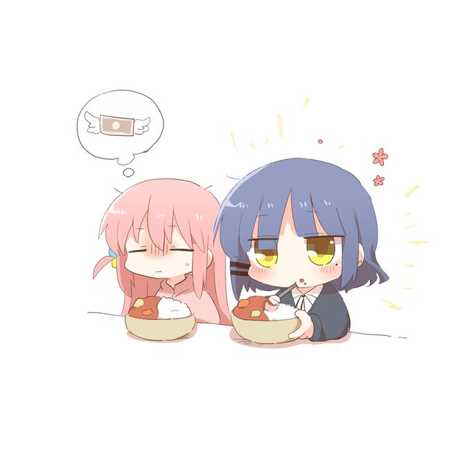 「food on face rice bowl」 illustration images(Latest)