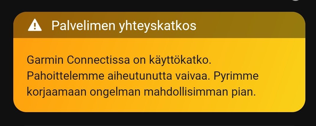 MoisionPekka's tweet image. All is lost.

Nimim "Hikoilinko turhaan? -81"

#garmin #firstworldproblem