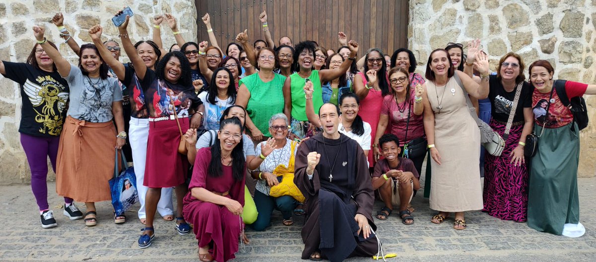 RedewilliamLima's tweet image. #ExércitodeSãoMiguel #Salvador #Bahia Acolhida do  irmão  Luis Maria na Fortaleza Angélica.