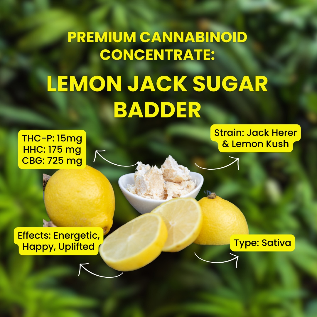 Take your experience to the next level with our Lemon Jack Sugar Badder! 🍋 🔥 

thehemphut508.com/product/lemon-…

#THCP #medicalcannabis #organiccannabis #NaturalHealing #PlantMedicine #HempHeals #MedicalCannabis #cbd #herb