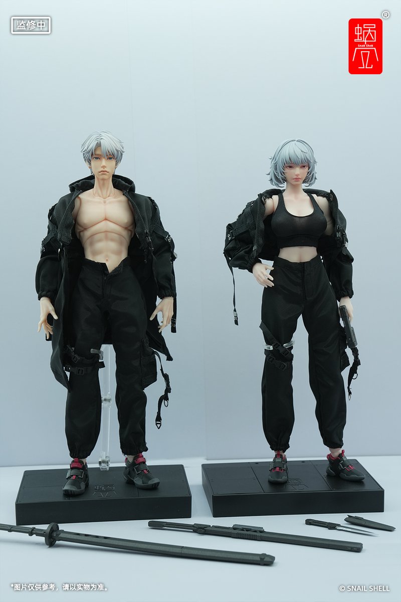 新企画発表14】 商品名：「男性素体」、「女性素体」 スケール：1/6