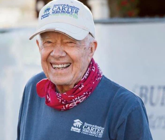 BerniceKing's tweet photo. Happy 99th Birthday, President #JimmyCarter! Thank you for your legacy of leadership, service, and love. You live so well and are such a blessing to our home state of Georgia, this nation, and the world. #JimmyCarter99 https://t.co/K5IiytG6AX