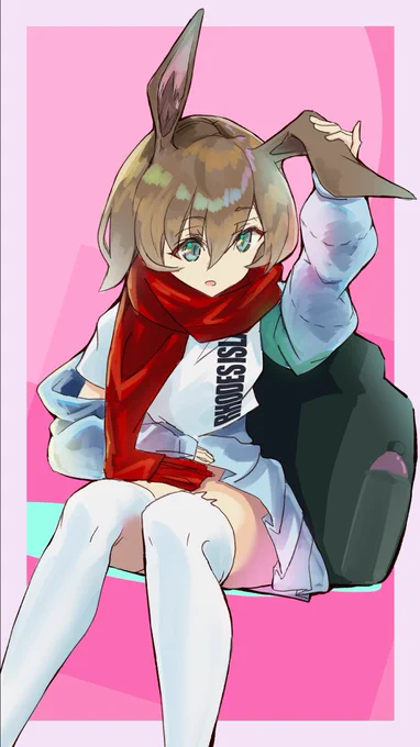 配達員アーミヤ鬼可愛いのでぜひ危機契約頑張ってください(過去絵 #アークナイツ