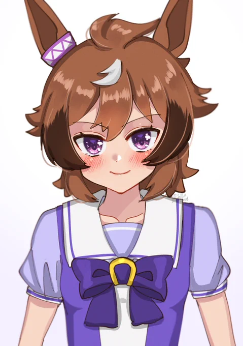 お耳騒動の時に描いたものが過去絵とポージング近かったので耳足して並べてみた。シンコウウインディ&フェルシー・ロロどちらも声帯が同じです。(再掲) 