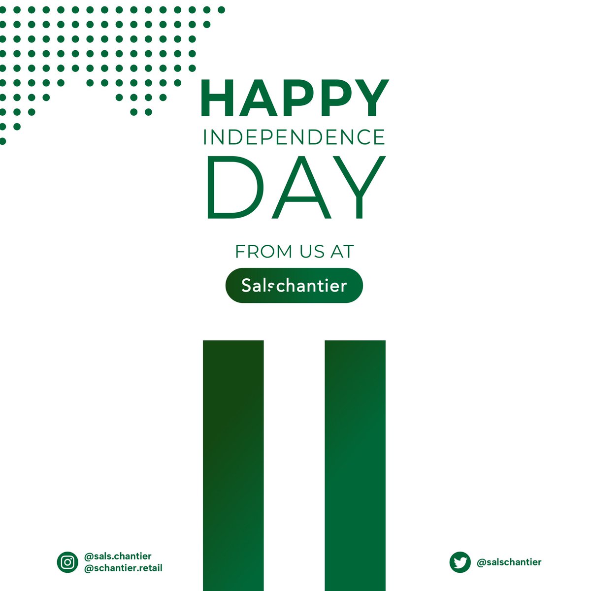 salschantier's tweet photo. Celebrating the beauty and resilience of our great nation 🇳🇬Happy Independence Day, Nigeria!  #NaijaIndependence #Salschantier https://t.co/yoE9AiLsVe
