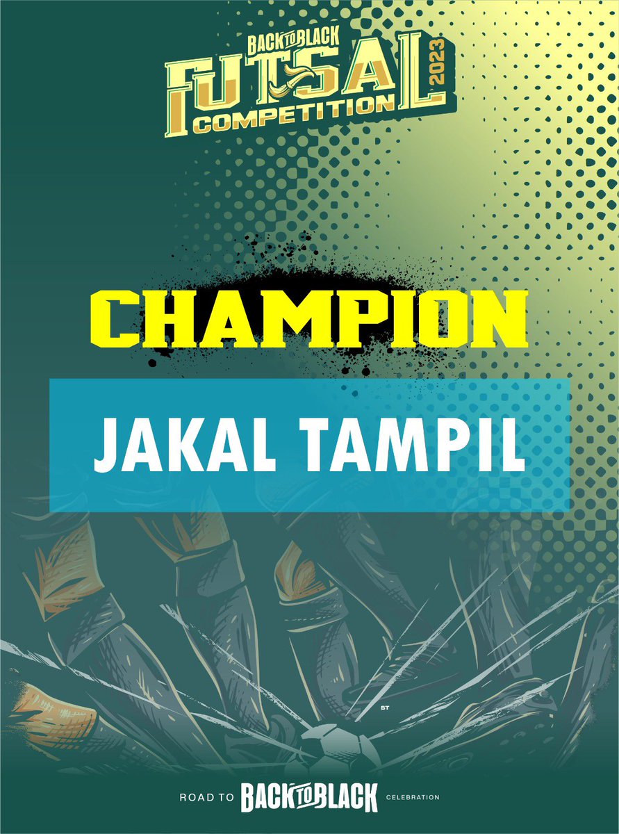 JakalTampil's tweet photo. Dan kami sendiri yang keluar sebagai pemenang Event Back To Black Futsal Competition.
Juara 2 : @ATHECRAZPSS
Juara 3 : @MTHRCLW
#FutsalCompetition #BackToBlack https://t.co/ymxgdLfZqV