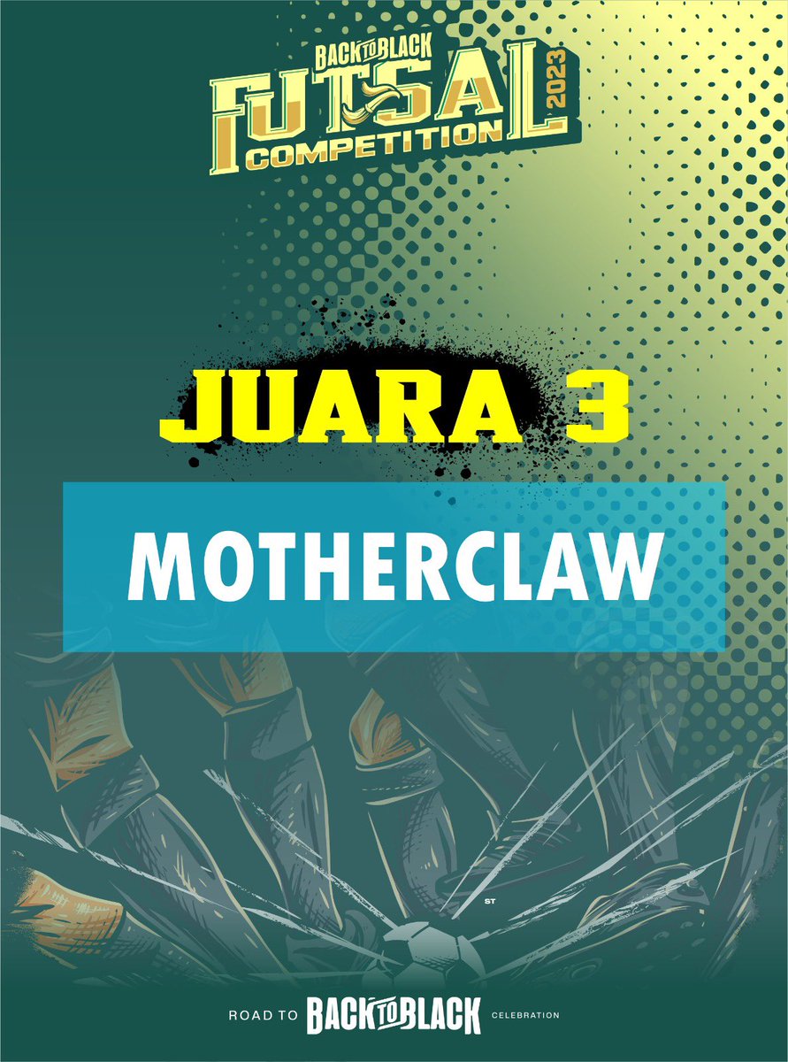 JakalTampil's tweet photo. Dan kami sendiri yang keluar sebagai pemenang Event Back To Black Futsal Competition.
Juara 2 : @ATHECRAZPSS
Juara 3 : @MTHRCLW
#FutsalCompetition #BackToBlack https://t.co/ymxgdLfZqV