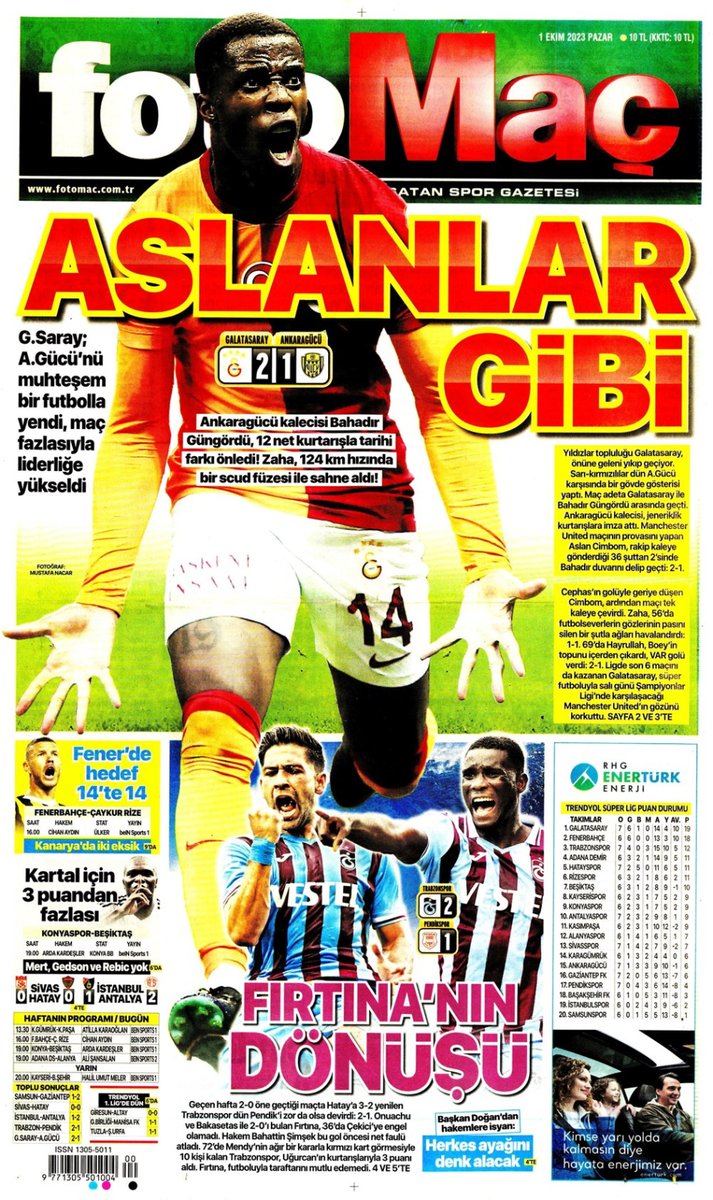FOTOMAÇ 1 EKİM 2023 PAZAR(1)(ASLANLAR GİBİ)