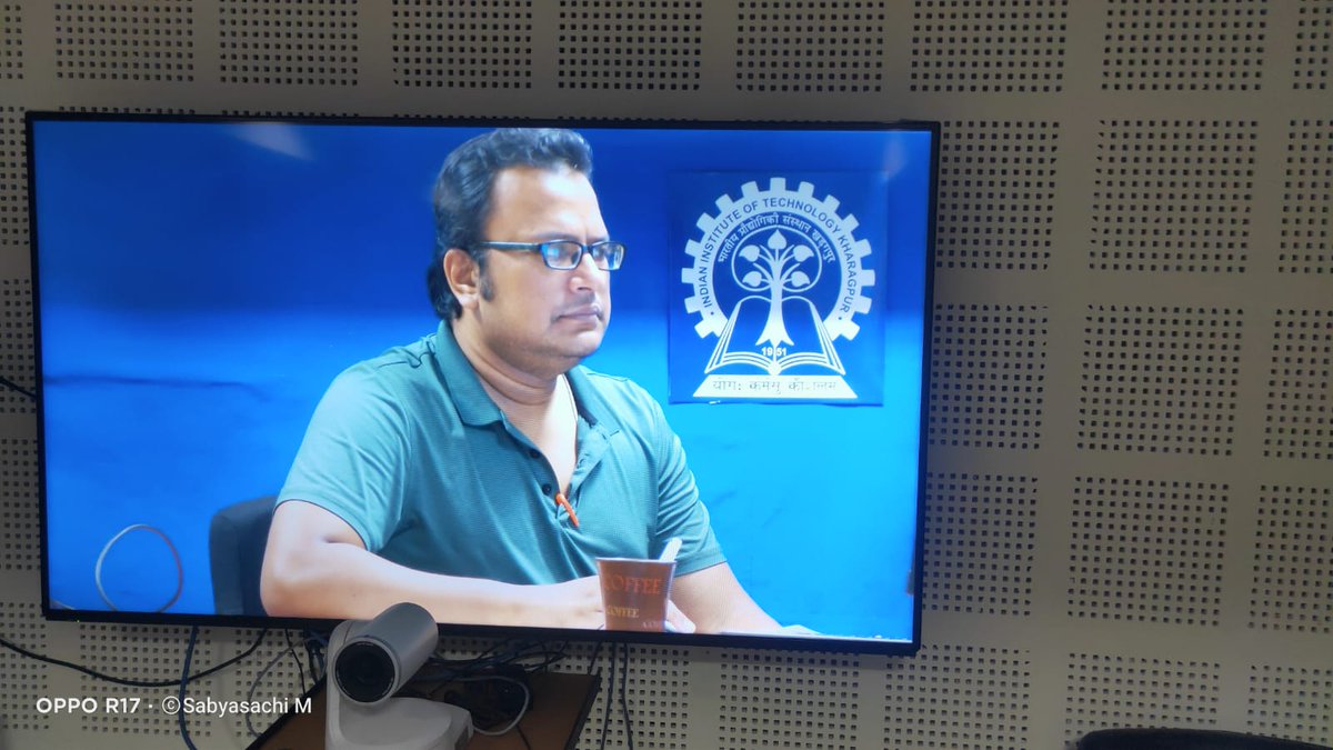 sabyasachi_uni's tweet image. On August 31,there was a glimpse of a dry run at the IIT KGP studio (T10KT) on the eve of Hand-on Artificial Intelligence for the real-world applications (#HAAI) course (Cohort 1) by @ai4icps / @IITKgp in collaboration with #TCSiON. 
#AI4ICPS #IITKGP #SabyasachiMukhopadhyay #AI