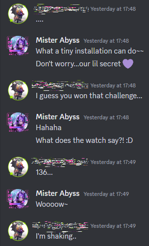 abyss_mister's tweet photo. My latest victim got a smartwatch with heart rate monitor! Not only are my commands controlling her computer... but also the very pace of her heartbeat!~

She also has a huge kink about manipulation and gaslighting~
So go ahead and buy me lots of coffee now... Public Beta Girl 💜 https://t.co/iXmirC23v3