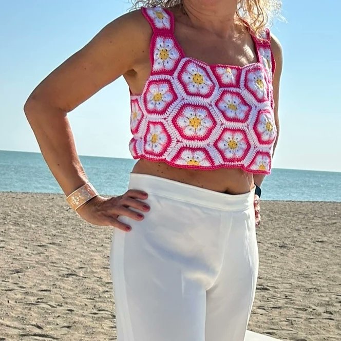merimascherpa's tweet image. Il mio #topgranny #fioreafricano  #uncinetto #uncinettomania #crochet #handmade #handmadewithlove #fattoamano 
#summercollection