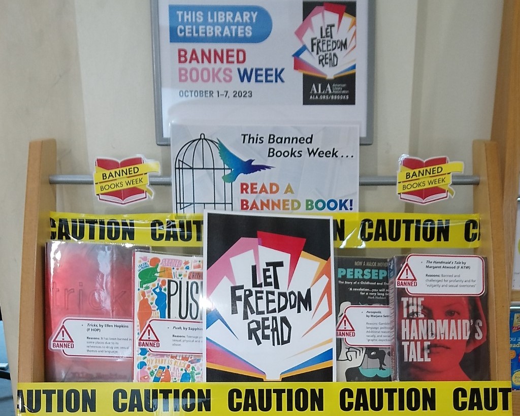 The theme for Banned Books Week 1-7 October 2023 is 'Let Freedom Read'. Find out which Banned Books have made it onto the LRC's display and read a Banned Book today!