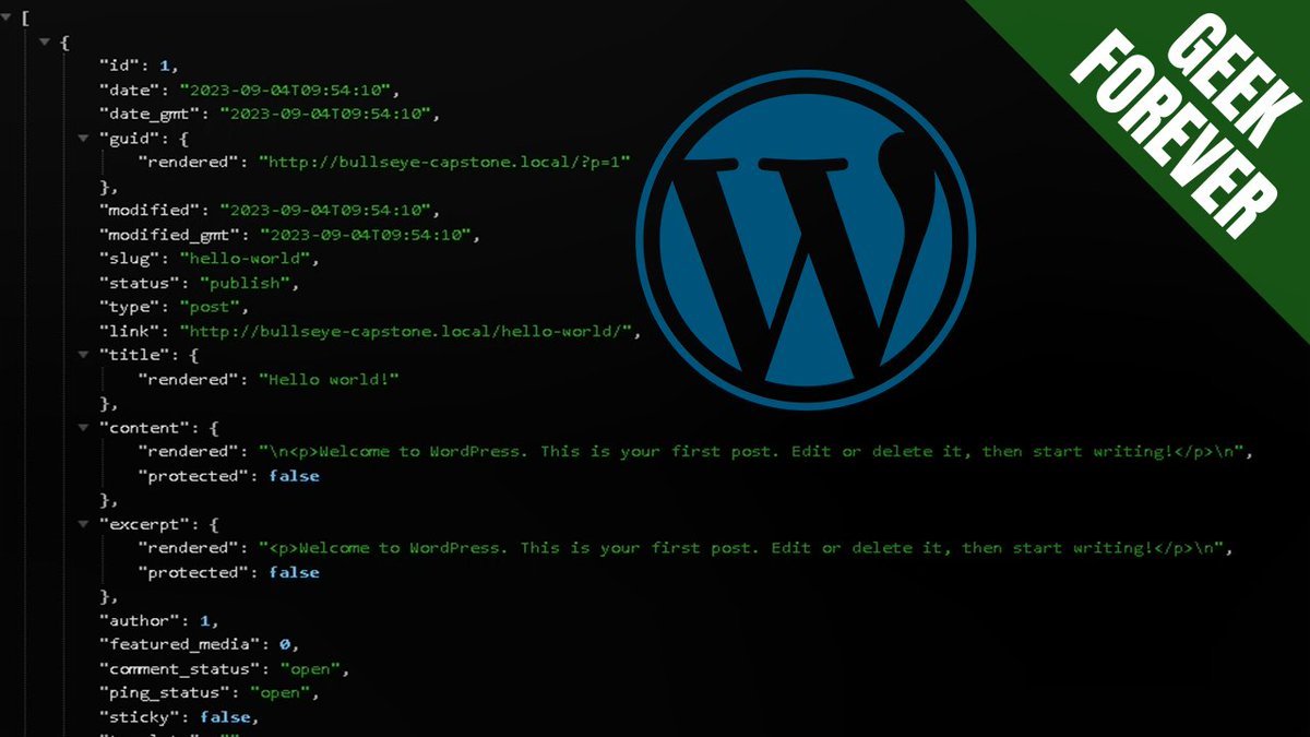 GeekForever12's tweet image. ⚙️Retrieve a list of posts from your WordPress site
youtu.be/2Hn8X9tDqb0
 #wordpress #wordpresstutorial #jsonformatter