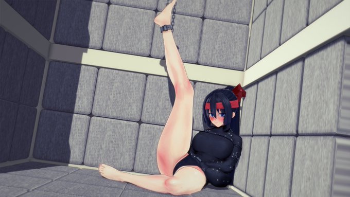 緩衝材が敷き詰められた独房 