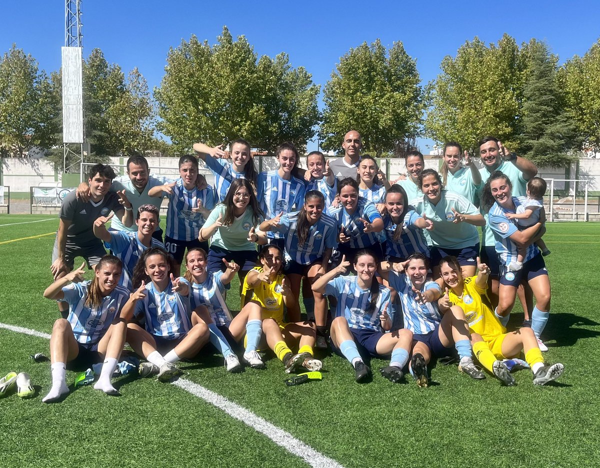 CiudadAlcalaCF's tweet photo. ✅ 𝓓𝓞𝓢 𝓓𝓔 𝓓𝓞𝓢 ✌🏼

🙃 El Azvi #CiudadAlcaláCF suma la segunda victoria de la temporada lejos de Oromana (2-4). 

⚽️ Paula San Roque
⚽️ Andrea Gracia
⚽️ Ana Herrera
⚽️ Silvia Benavente

#AlcaládeGuadaíra #FutFem 🩵🤍🩵 https://t.co/FLmAiY0dQB