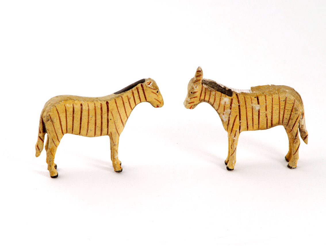 At the end of our #MuseumABC we have a pair of zebras for Z!🦓 This cute pair is part of a wooden set of Noah’s Ark together with other impressive and detailed carvings of animals, from moles to elephants!