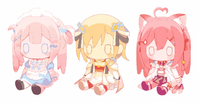 ドット化かわいい! #ドット絵こんばーた 