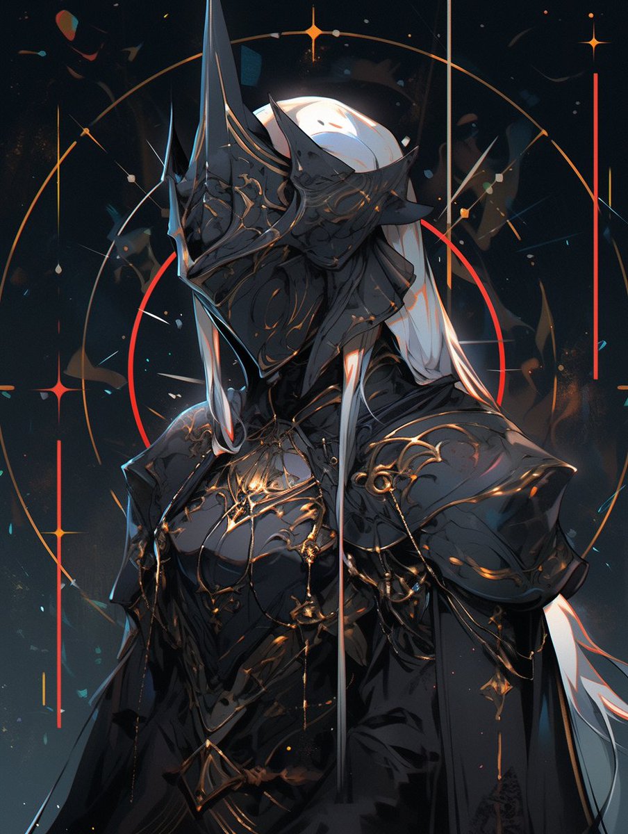 Magicianug's tweet photo. No one has ever seen what's under that mask.
#AIart
#midjourney https://t.co/TmuNpPY0kk