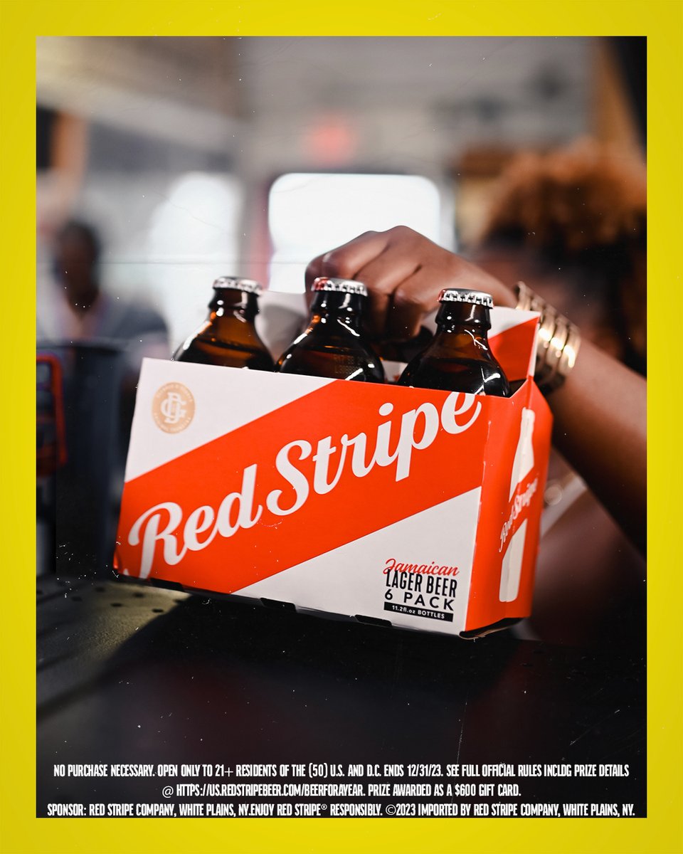 If you’re a real beer lover, here’s your chance to win free Red Stripe for a Year. Hit the link in bio for more