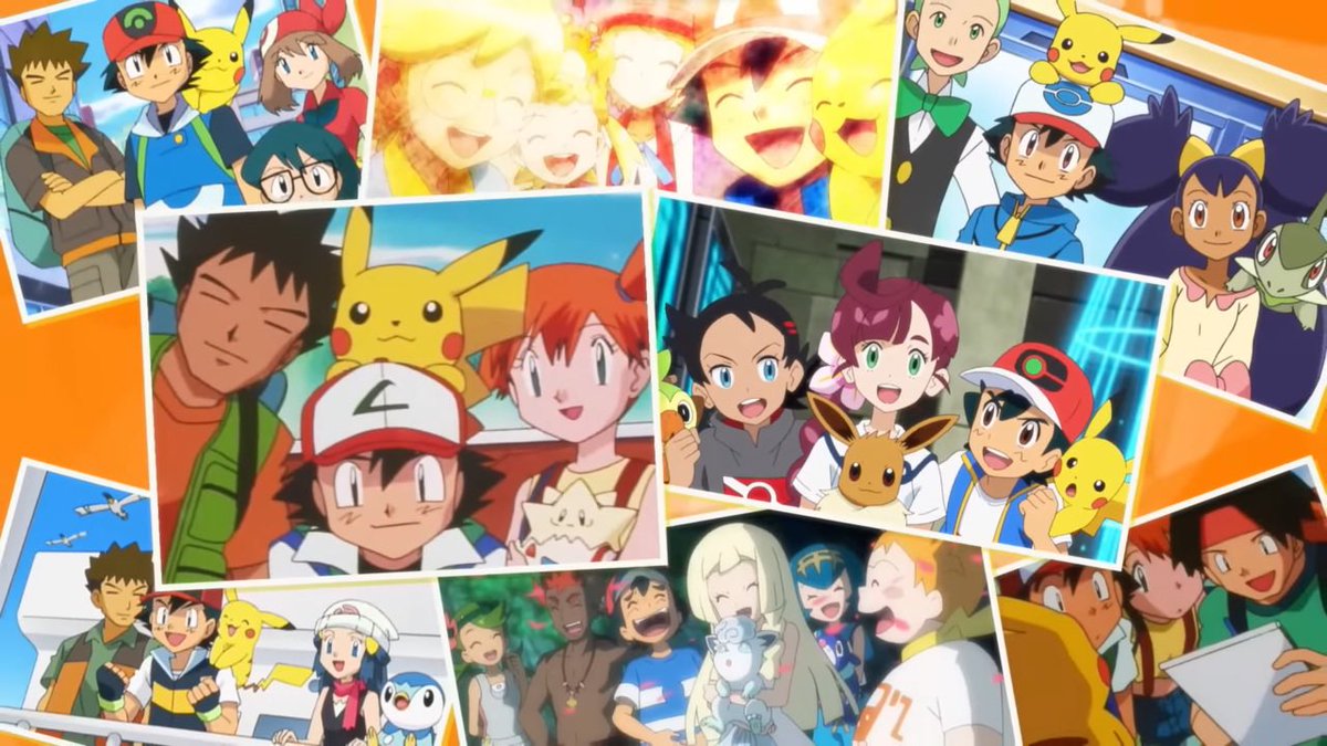 ThePokeRaf's tweet photo. It’s a shame we never got to see Ash Ketchum and Pikachu reunite with all of Ash’s companions and Pokémon for one final group photo before they left the Pokémon anime. It would have been a dream come true 🥺 #Anipoke https://t.co/2l5QlK9rj5